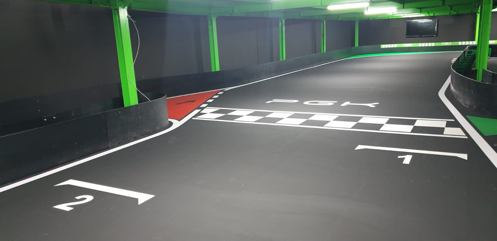 Partenza sul circuito Green Kart